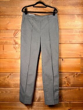 Hilary Radley Black and White Micro Houndstooth Dress Pants Size Medium 💕🖤